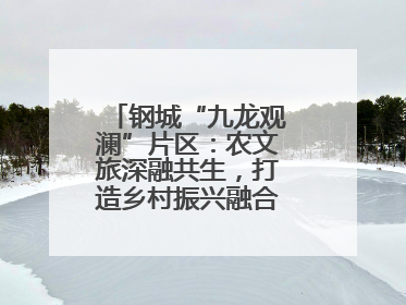 钢城“九龙观澜”片区：农文旅深融共生，打造乡村振兴融合发展新实践