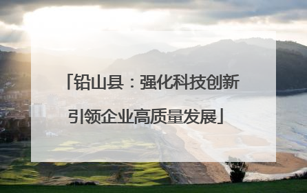 铅山县：强化科技创新 引领企业高质量发展