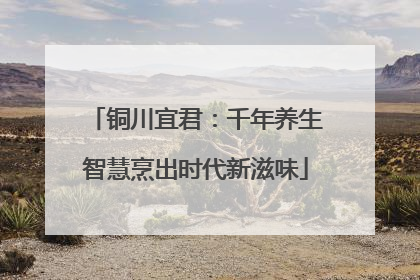 铜川宜君：千年养生智慧烹出时代新滋味