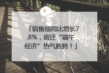 销售额同比增长7.8%，宿迁“端午经济”热气腾腾！