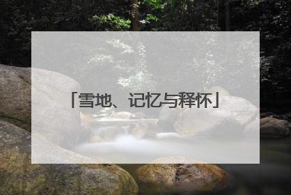 雪地、记忆与释怀