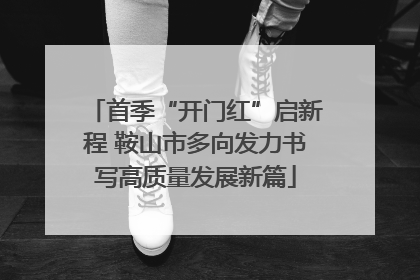 首季“开门红”启新程 鞍山市多向发力书写高质量发展新篇