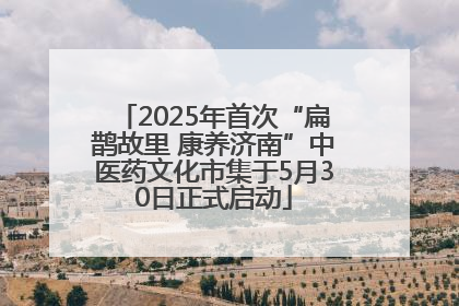2025年首次“扁鹊故里 康养济南”中医药文化市集于5月30日正式启动