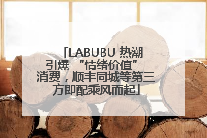 LABUBU 热潮引爆 “情绪价值” 消费，顺丰同城等第三方即配乘风而起